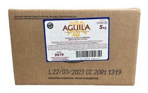 Aguila Chocolate Cobertura Blanco X 5 Kg - Sin TACC 9979 0