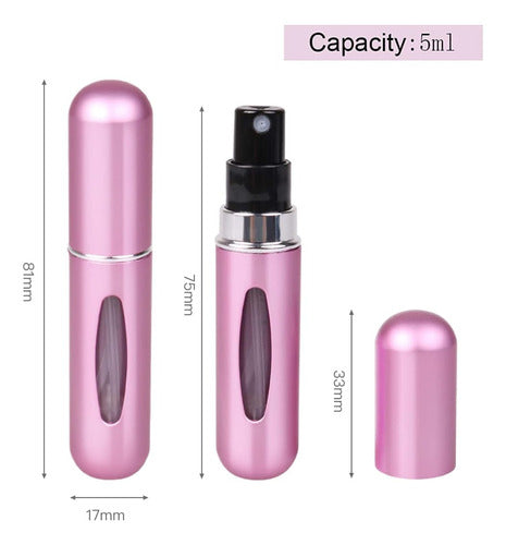 Portable Travel Refillable 5ml Atomizer Spray Perfume Bottle 17