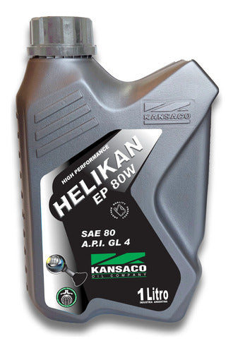 Aceite De Caja Manual 80w Helikan Gl4 Kansaco X 1lts 0