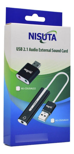 Conversor Usb A Audio De 1 X Stereo 3.5mm Botones De Control 3