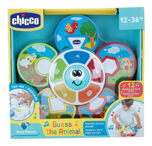 Chicco Juguete Didactico Adivina El Animal Luces Y Sonidos 2