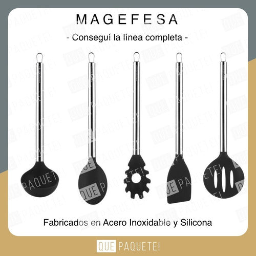 Magefesa Premium Quality Silicone Soup and Sauce Ladle 2