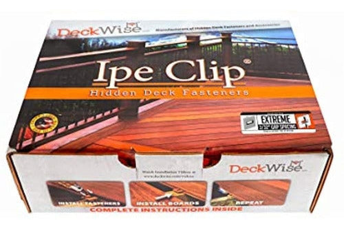 Deckwise Clip De Ipe Sujetadores Extremos 332 Espaciamiento Caja Gr 0