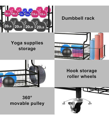 ~? Decilud Dumbbell Rack, Weight Rack For Dumbbells, Rack Ra 2