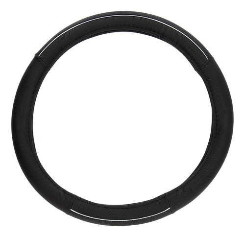 Universal Steering Wheel Cover Diameter 38 Classic Black/White 0