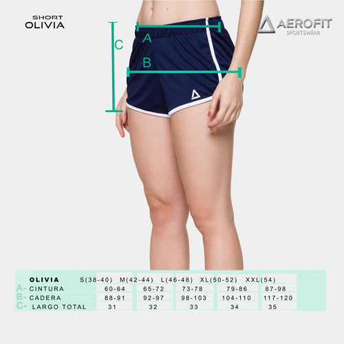 Outlet Aerofit Vanesa Sports Shorts - Aerofit SW 24