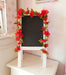 El Día Que Me Quieras Deco Romántica Shabby Chic Vintage Flower Chalkboard Sign 3