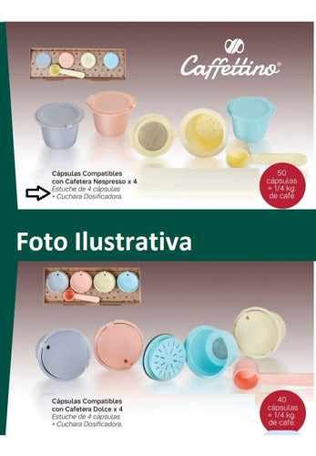 Caffettino Capsulas Compatibles Con Cafetera Nespresso X4 2