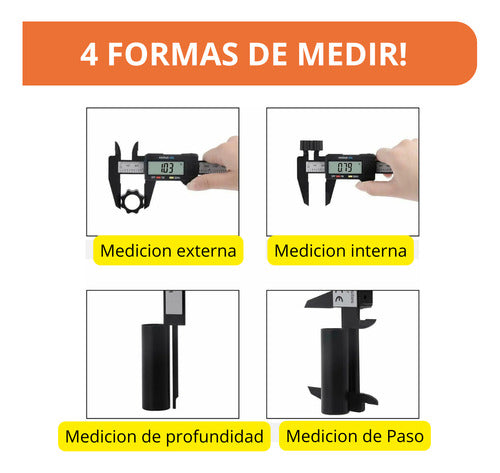 Calibre Digital Para Medir Alta Precision 150 Mm 6 Pulgadas 1