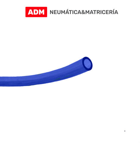 ADM Tubo Manguera Poliuretano 6mm Para Neumática Largo 1mt 1