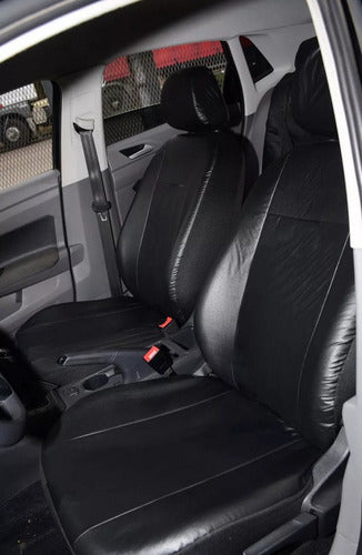 Premium Faux Leather Seat Cover Set for Renault Universal Logan 3