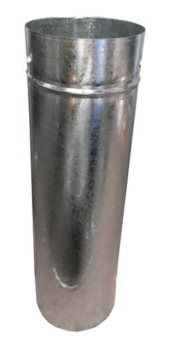 Galvanized Steel Pipe Ø 6 Inches with 30 Gauge and 50 cm Length 0