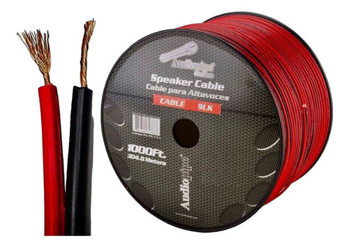 Audiopipe Polarized Twin Cable 2mm 100 Meters 0