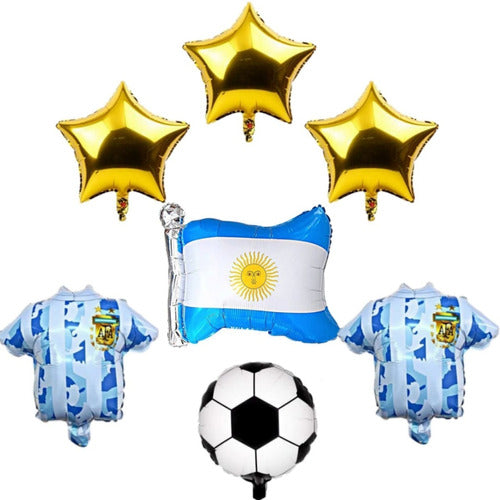 Kit Deco Mundial Argentina 3 Estrellas 0