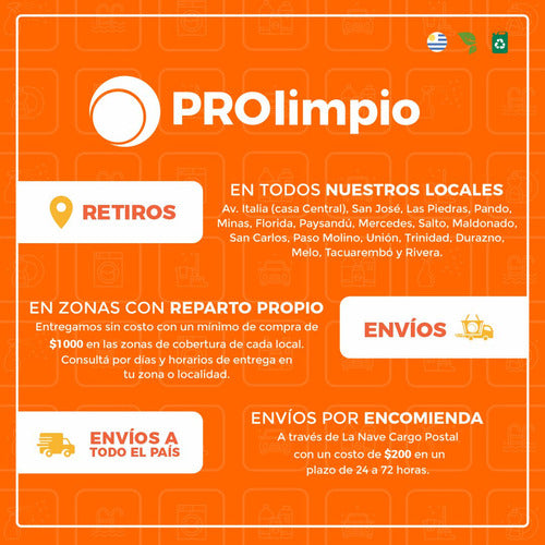 Prolimpio Perfumador Liquido Para Telas De Cítricos 1lt 4