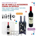 CompraHoy Set Vino 5 Accesorios, Forma De Botella, Ideal Regalo, 12362 2