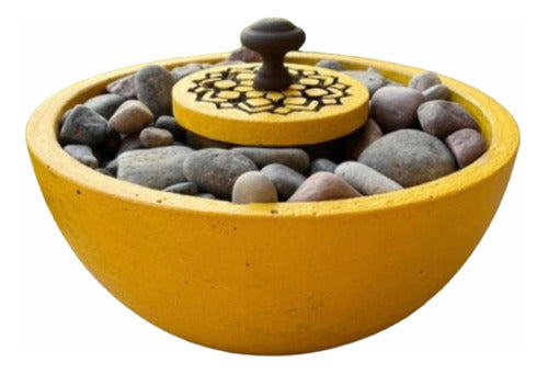 Mishinadeco Yellow Vintage Fire Pit 0