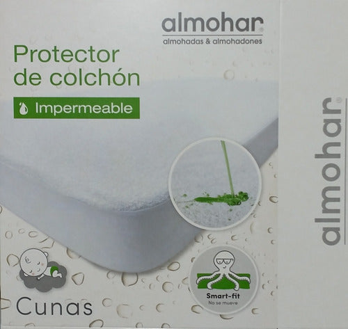 Waterproof Towel and PVC Crib Co-sleeper Mattress Protector 90x60 0