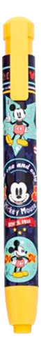 Kit Com 4 Caneta Borracha Escolar Mickey Mouse Infantil 2