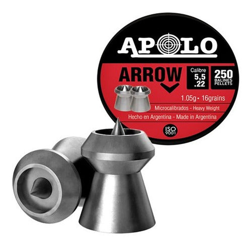 Apolo Arrow X 250 .22 Caliber Pellets 0