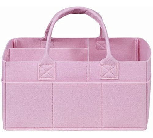 Sammy & Lou Ice Pink Felt Storage Cart 0