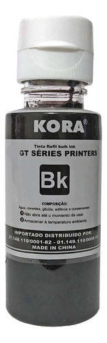 Kit Colorido Tinta Kora Compatível Para Gt-5822 Gt-5820 5810 3