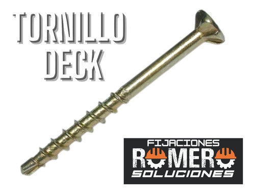 Tornillo Especial Para Deck X 1000 Unidades 4.5mm X 38mm 2