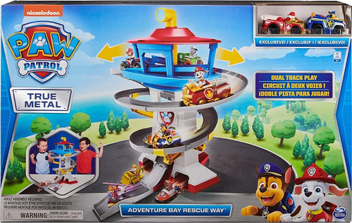 Pista Paw Patrol Torre De Control Playset C/autos Original 1