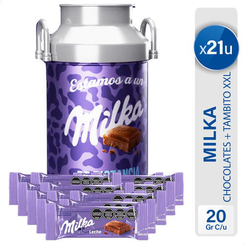 Chocolate Milka Con Leche + Tambito Combo - Mejor Precio 1