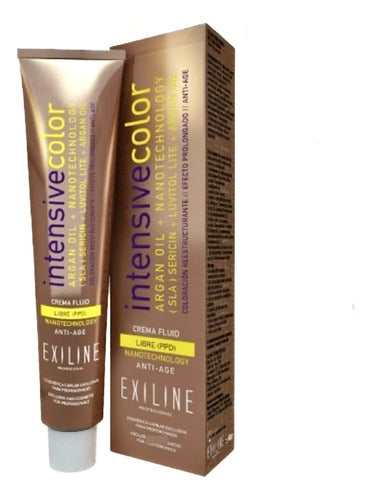 Exiline Intensive Color Argan Hair Dye 60g x 14 Units 0