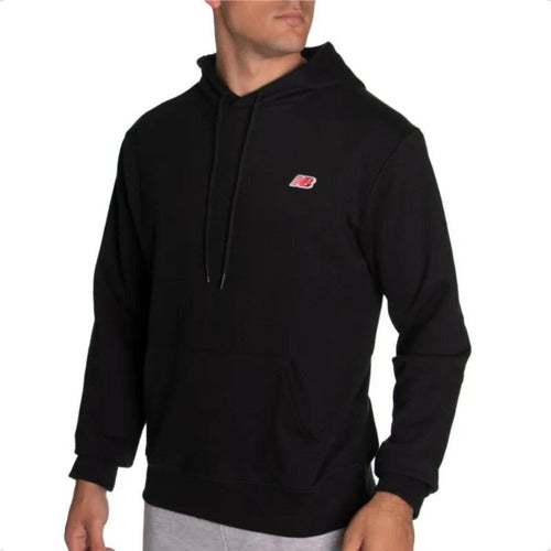 New Balance Ess Embro Mta0107bk Men's Sweatshirt 1