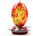 Jalamwang Hummingbird Feeder - Hand Blown Glass - Red Phoenix 0