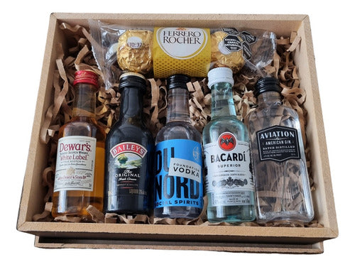 Baileys Gift Set With Whisky + Gin + Vodka + Baileys + Bacardi 0