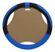 Vexo Luxury Steering Wheel Cover (38 cm) Black/Blue 2