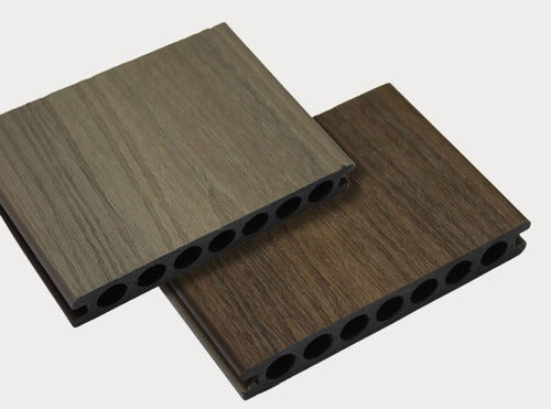 WPC Shield Composite Semi-Solid Deck Extruded Maple-Coffee 0