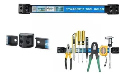 TOH Magnetic Tool Holder Bar - 30 Cm Wall-Mounted Magnet Support 2