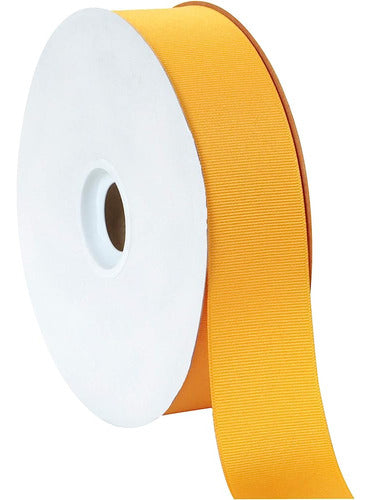 Cinta Berwick Offray 1.5  Grosgrain, Oro Amarillo, 50 Yardas 0