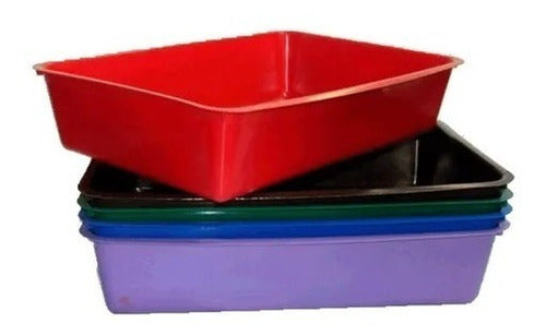 Oasis Litter Box Tray + Litter Scoop 2