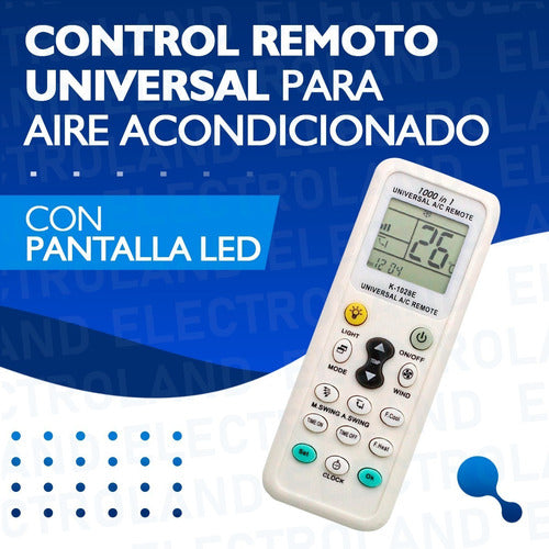 Electroland Universal Air Conditioner Remote Control for All Brands 1