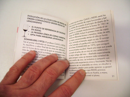 Riedel Copa Vino Sommelier Libro Catalogo En Español Boedo 5