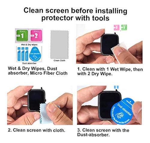 Smaate 3D Screen Protector Compatible with Veryfitpro 3