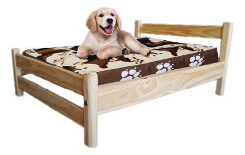 Generic Pet Bed in Pine Without Mattress - Excellent Quality 3