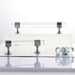 Naubea Crystal Cabinet Pulls / Polished Chrome (128mm E/holes) X2 5