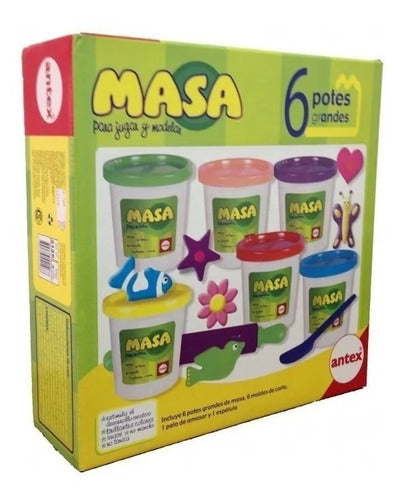 Antex Set Masas 6 Potes Grandes 1