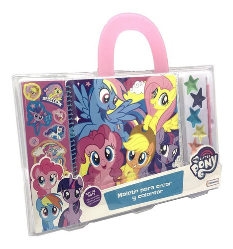 My Little Pony Maletin Crear Y Colorear Art 09338 Loonytoys 1