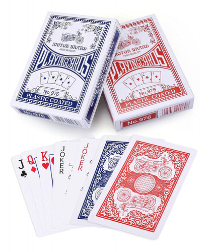 Plastic-Coated Poker Playing Cards Pack of 3 Units 0