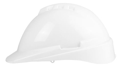 Libus Milenium White Safety Helmet with Plastic Harness 4