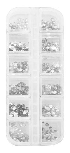 Jessamy Rhinestone Nail Decoration in Organizer Box 1