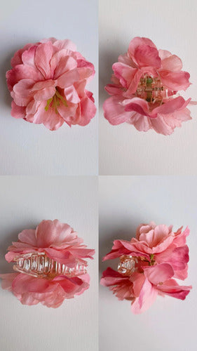 Set De 6 Broches  Flor Peonia  Surtidas 4