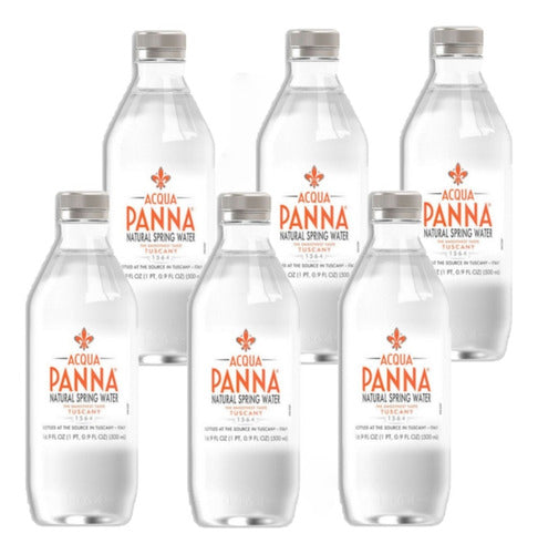 Agua Mineral Natural Acqua Panna Pack Pet X 6 Un De 500cc 0